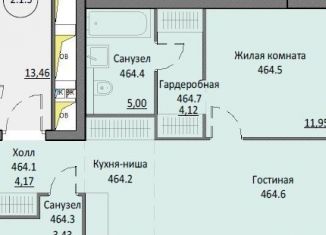 Продается 1-комнатная квартира, 51.2 м2, Москва, Автозаводская улица, 24к1, метро Тульская