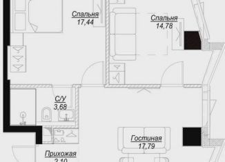 Продается 2-ком. квартира, 65.1 м2, Москва, проезд Воскресенские Ворота, метро Охотный Ряд