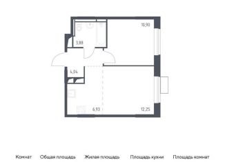 Продается 1-комнатная квартира, 38 м2, поселение Кокошкино, жилой комплекс Новое Внуково, к20