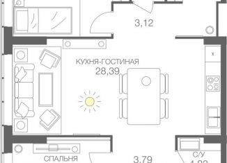 Продажа двухкомнатной квартиры, 81.5 м2, Москва, станция Шелепиха, Шелепихинский тупик