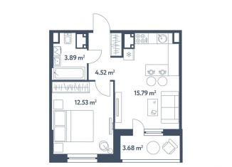 Продажа двухкомнатной квартиры, 38.6 м2, Москва, жилой комплекс Светлый Мир Станция Л, к8, ЖК Светлый Мир Станция Л