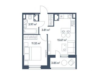 Продажа 2-ком. квартиры, 36.7 м2, Москва, ЖК Светлый Мир Станция Л, жилой комплекс Светлый Мир Станция Л, к8