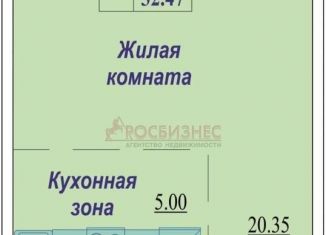 Продаю квартиру студию, 33 м2, Новосибирск, улица В. Высоцкого, 171/11, Октябрьский район