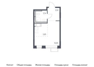 Продаю квартиру студию, 21.8 м2, поселение Кокошкино, ЖК Новое Внуково