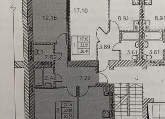 Продается двухкомнатная квартира, 53 м2, Казань, улица Азата Аббасова, 13, ЖК Весна