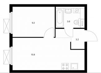 Продажа 1-комнатной квартиры, 32 м2, Котельники, ЖК Кузьминский Лес