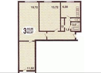 Аренда 3-комнатной квартиры, 63 м2, Нижний Новгород, улица Маршала Голованова, 31, 2-й микрорайон