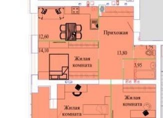 Продается трехкомнатная квартира, 85.5 м2, Иваново, Бакинский проезд