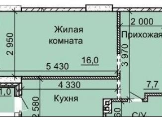 Продажа 1-комнатной квартиры, 39 м2, Новосибирская область, улица Столетова