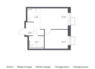 Двухкомнатная квартира на продажу, 36 м2, посёлок Жилино-1, жилой комплекс Егорово Парк, к3.2