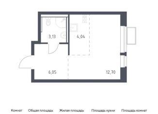 Квартира на продажу студия, 25.9 м2, посёлок Жилино-1, жилой комплекс Егорово Парк, к3.2, ЖК Егорово Парк