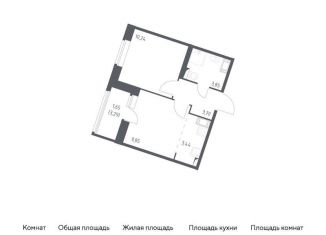 Продаю двухкомнатную квартиру, 32.7 м2, посёлок Песочный