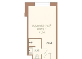 Продаю 1-комнатную квартиру, 24.8 м2, Липецк