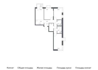 Продажа 3-ком. квартиры, 77 м2, Московская область