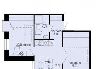 Продажа двухкомнатной квартиры, 42.2 м2, Санкт-Петербург, муниципальный округ Светлановское