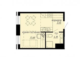 Продается квартира студия, 25.3 м2, Санкт-Петербург, метро Площадь Мужества