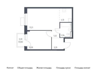 Продается однокомнатная квартира, 41.5 м2, Москва
