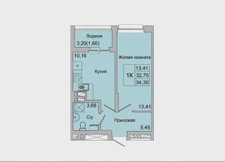 Продажа 1-комнатной квартиры, 34.3 м2, Ростовская область
