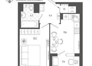 Продам 1-комнатную квартиру, 36.8 м2, Санкт-Петербург, Дворцовая площадь, метро Адмиралтейская