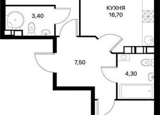 Продаю двухкомнатную квартиру, 67 м2, Ростовская область