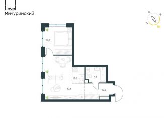 Продам двухкомнатную квартиру, 42.2 м2, Москва, район Очаково-Матвеевское