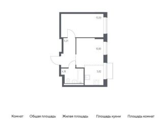 Продажа однокомнатной квартиры, 37.5 м2, Москва, станция Курьяново