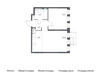 Продам однокомнатную квартиру, 42.9 м2, Ленинский городской округ, жилой комплекс Горки Парк, к3.2