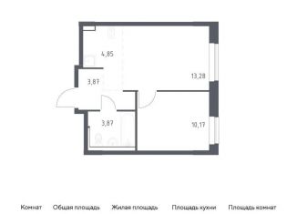 Продам однокомнатную квартиру, 36 м2, Московская область