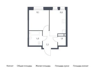 1-ком. квартира на продажу, 32 м2, Москва, район Печатники