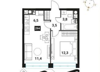 Продаю 1-комнатную квартиру, 27.3 м2, Москва, Басманный район