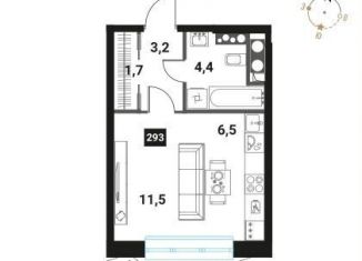 Продажа 2-комнатной квартиры, 37.6 м2, Москва, Басманный район