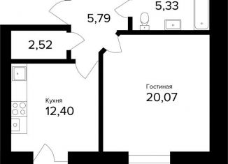 Продажа 1-ком. квартиры, 47.6 м2, Ярославль, улица Александра Додонова, 8к3