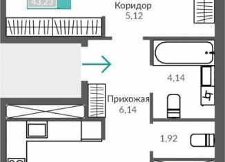Продается 3-комнатная квартира, 80 м2, Симферополь, Киевский район