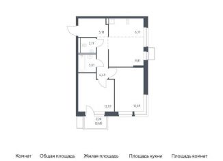 Продажа 2-комнатной квартиры, 56.3 м2, посёлок Жилино-1, жилой комплекс Егорово Парк, к3.2
