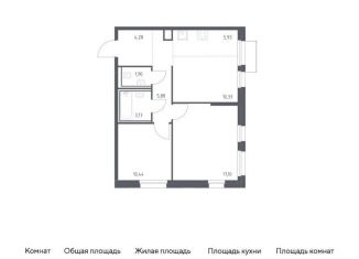 Продам двухкомнатную квартиру, 59 м2, Москва