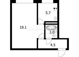 Продам однокомнатную квартиру, 32.3 м2, Новосибирск, Выставочная улица, 11, Ленинский район