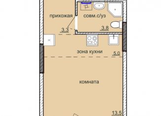 Продам квартиру студию, 25.6 м2, Ижевск, ЖК Ежевика