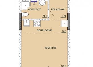 Продажа квартиры студии, 25.6 м2, Ижевск, ЖК Ежевика