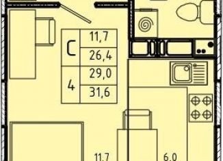 Продажа однокомнатной квартиры, 29 м2, Королёв, ЖК Ривер Парк