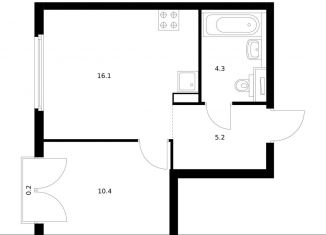 Продам 1-комнатную квартиру, 36.2 м2, Москва, ЖК Барклая 6