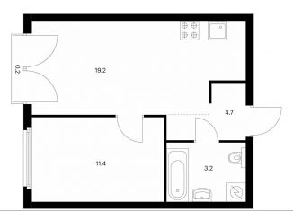 Продажа 1-комнатной квартиры, 38.7 м2, Москва, проезд Воскресенские Ворота, метро Охотный Ряд