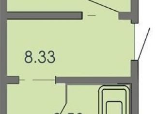 Продается 1-комнатная квартира, 38.9 м2, Чебоксары, проспект Геннадия Айги, поз25, Ленинский район