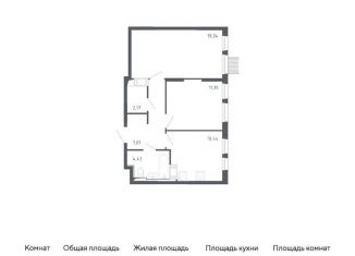 Продажа 2-комнатной квартиры, 54.2 м2, Москва, метро Пятницкое шоссе, жилой комплекс Молжаниново, к1