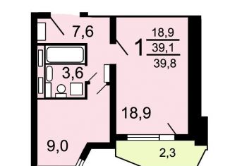 Сдам в аренду 1-комнатную квартиру, 39 м2, Москва, Нарвская улица, 1Ак4, станция Балтийская