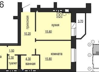 2-ком. квартира на продажу, 65 м2, Новгородская область, аллея Веряжское раздолье, 8к1