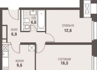 Продается 2-комнатная квартира, 50.2 м2, деревня Румянцево, улица Инженера Кнорре, 7к5