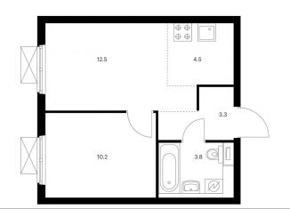 Продам двухкомнатную квартиру, 34.3 м2, Балашиха, ЖК Измайловский Лес