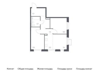 Продается трехкомнатная квартира, 53.2 м2, Приморский край, улица Сабанеева, 1.1