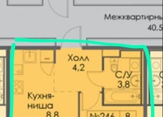 Продажа однокомнатной квартиры, 35.9 м2, посёлок Ильинское-Усово