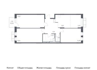 Продам 4-ком. квартиру, 80.9 м2, село Лайково